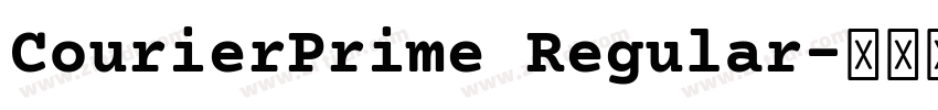 CourierPrime Regular字体转换